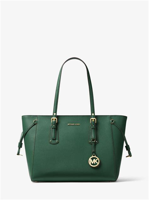 michael kors moss green tote|michael kors close out totes.